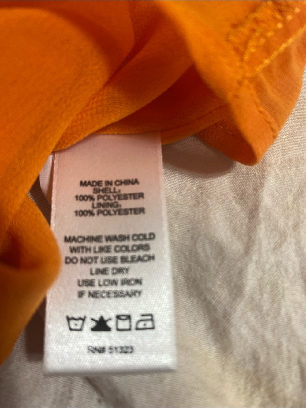 1 STATE Vibrant Orange Satin Halter Camisole - Picture 3 of 5